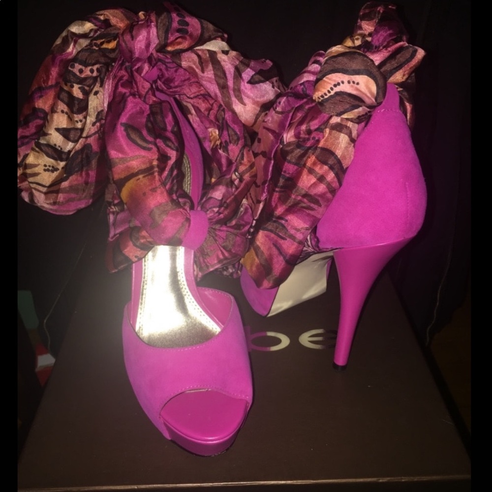 Bebe Stella scarf sandals